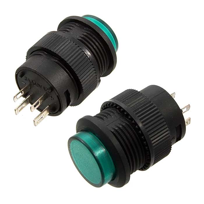 Кнопочные переключатели R16-503BD-G Non Lock R16-503BD-G Non Lock