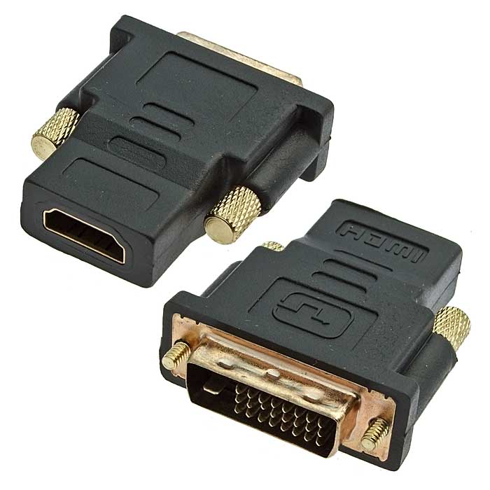 Разъемы, вилки, розетки HDMI F/DVI24+1M (HAP-009) HDMI F/DVI24+1M (HAP-009)