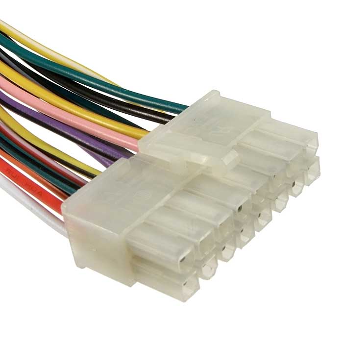 MF-2x8F wire 0,3m AWG20