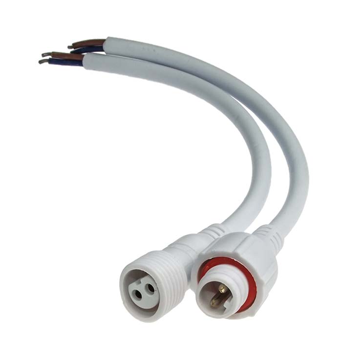 Разъемы, вилки, розетки 2pin WP L=40 D=19mm 2*0.5mm2 2pin WP L=40 D=19mm 2*0.5mm2