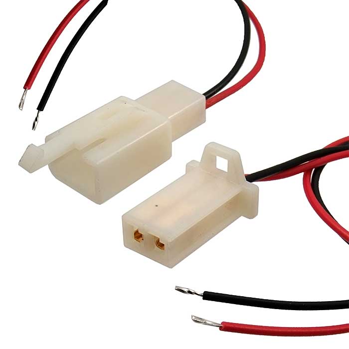 1007 AWG24 2x2.8 5mm L=300mm RB