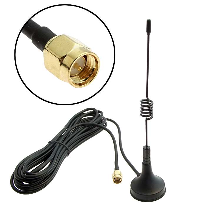GKT-433-3B3 (3m RG174) SMA P GKT-433-3B3 (3m RG174) SMA P