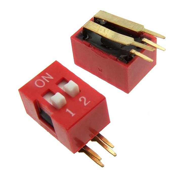 Dip переключатели DA02R DA02R