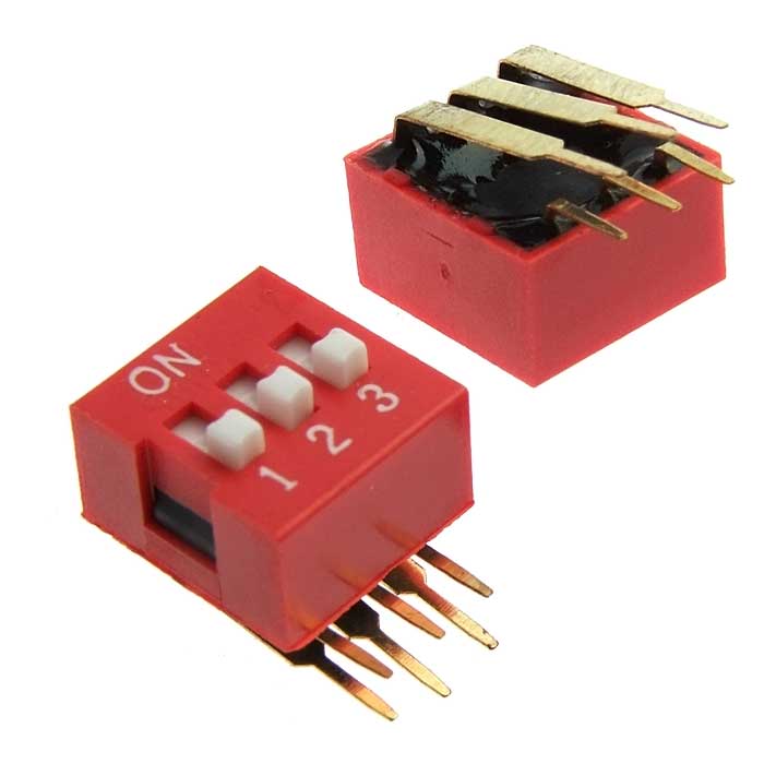 Dip переключатели DA03R DA03R