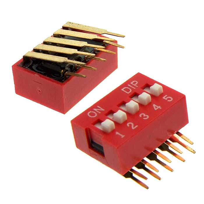 Dip переключатели DA05R DA05R