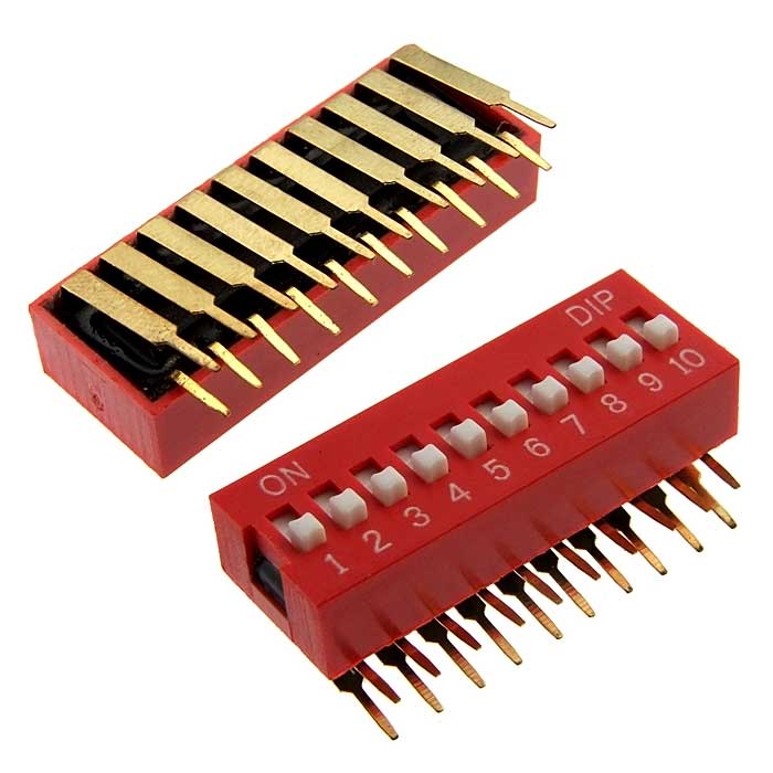 Dip переключатели DA10R DA10R