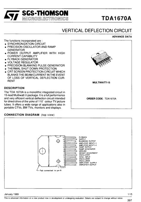 TDA1670A (89г.)