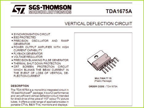 Микросхемы TDA1675A (95г.) TDA1675A (95г.)