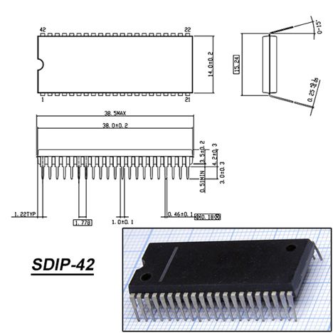 Микросхемы SZM-173ER3 (sdip-42) SZM-173ER3 (sdip-42)