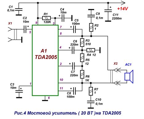 Микросхемы TDA2005 TDA2005