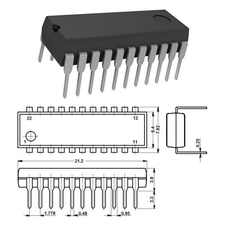 AN7081K (sdip-24)