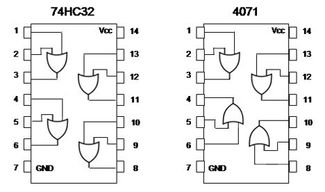 Микросхемы SN74HC32N SN74HC32N