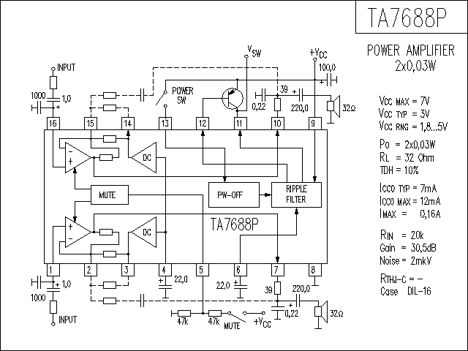 TA7688F (so-16)