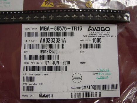 Микросхемы MGA-86576 (2012г.) MGA-86576 (2012г.)