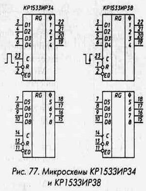Микросхемы кр1533ир38 (92г.) кр1533ир38 (92г.)