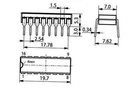Микросхемы кр1554кп14 (95г.) кр1554кп14 (95г.)