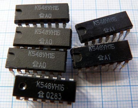 Микросхемы к548ун1б (92г.) к548ун1б (92г.)