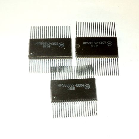Микросхемы кр588ву2б-0007 (93г.) кр588ву2б-0007 (93г.)