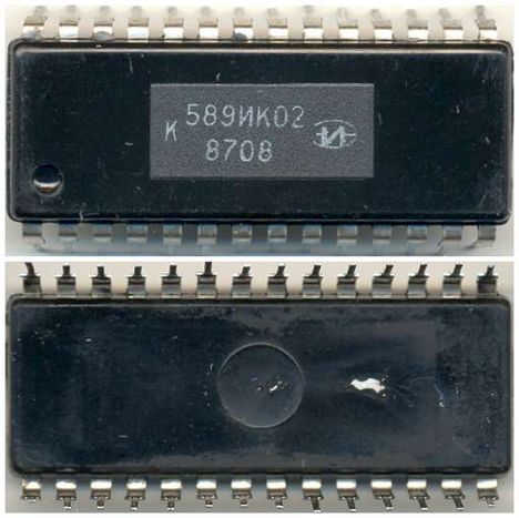 Микросхемы 589ик02 (93г.) 589ик02 (93г.)