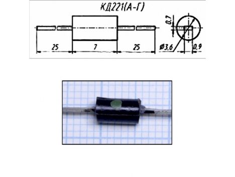 Диоды кд221а (б/г.) кд221а (б/г.)