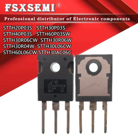 Диоды STTH30R06CW STTH30R06CW
