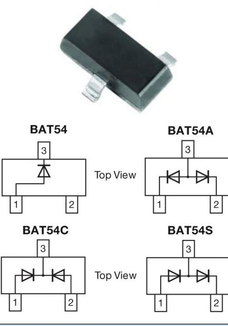 Диоды BAT54C (2014г.) BAT54C (2014г.)