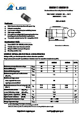 Диоды SM5817 (2010г.) SM5817 (2010г.)