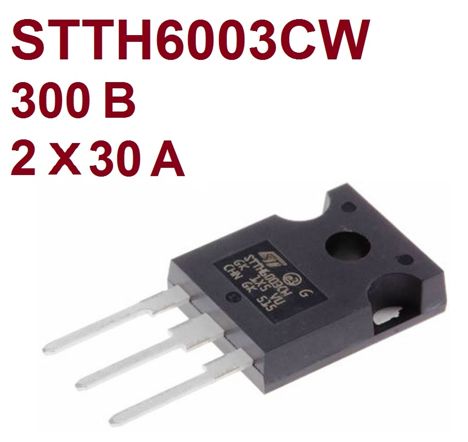 Диоды STTH6003CW STTH6003CW