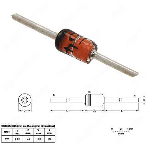 Диоды BZV-85C-6,2v-1.3w BZV-85C-6,2v-1.3w