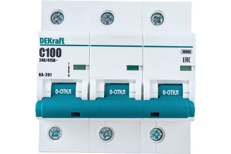 Прайс-лист ВА-201-3Р-100А-С DEKraft® ВА-201-3Р-100А-С DEKraft®