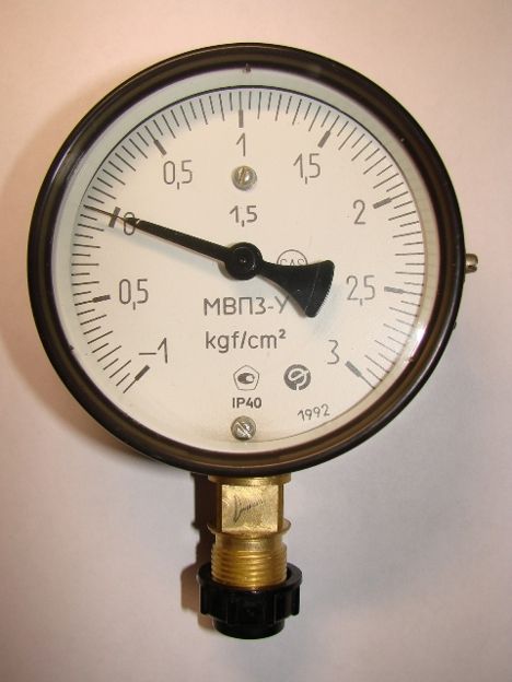МВП3-У-(-1)-0-3кгс/см2 (90г.)