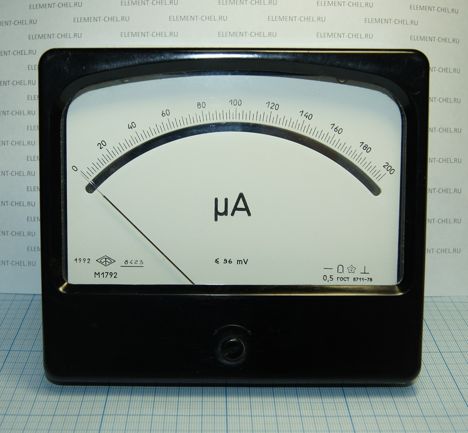 Стрелочные приборы М1792-0-100 мкА (91г.) М1792-0-100 мкА (91г.)