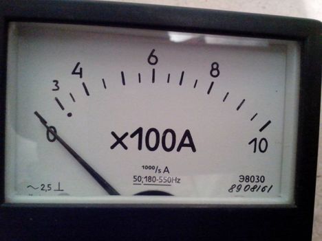 Стрелочные приборы Э8030-М1-0-1000 А 1000/5 (91г.) Э8030-М1-0-1000 А 1000/5 (91г.)