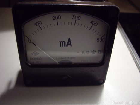 Стрелочные приборы М4200-500-0-500 мА (75г.) М4200-500-0-500 мА (75г.)