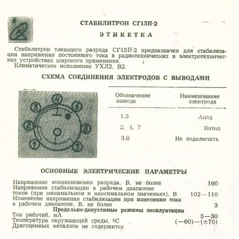 Лампы, Радиолампы, ЭВП СГ15П-2 (82г.) СГ15П-2 (82г.)