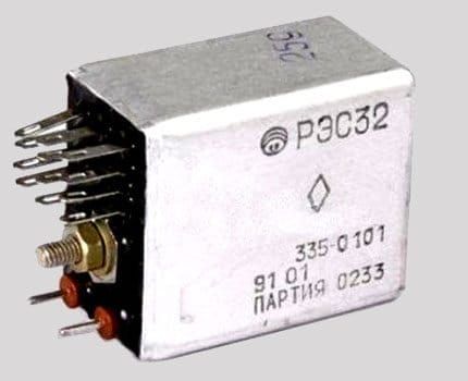 Реле, Контакторы РЭС-32-335-02 (82г.) РЭС-32-335-02 (82г.)